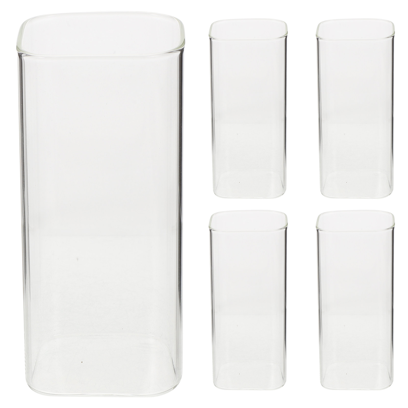 Home Bar Set - 5Pcs Glass Cups Set Premium Thick