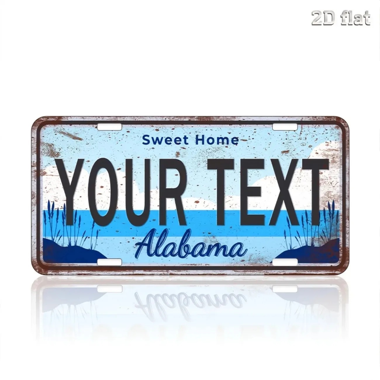 Home Bar Cafe - 1PC Personalized Custom US State Metal