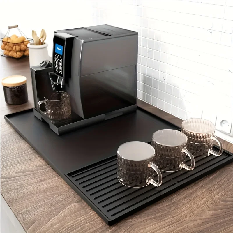 Home Bar And Coffee - 2-in-1 Silicone Coffee Bar Mat -