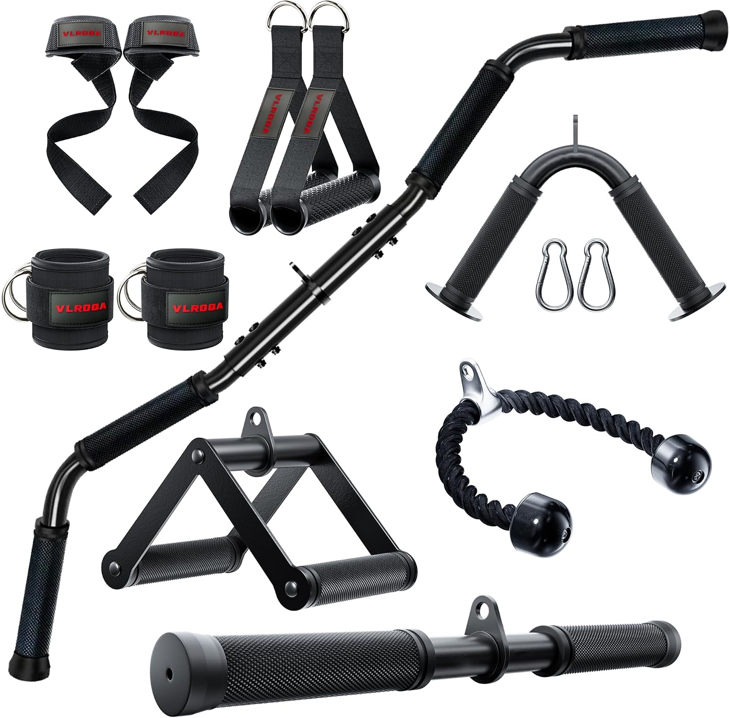 Home Bar Set - Home Gym Cable Attachments Set -
