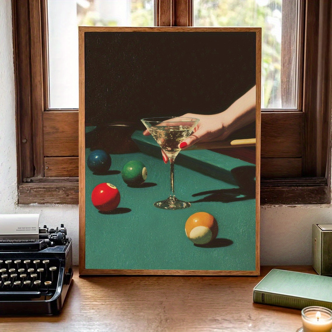 1pc Vintage Billiards Cocktail - Home Bar Set recension och pris