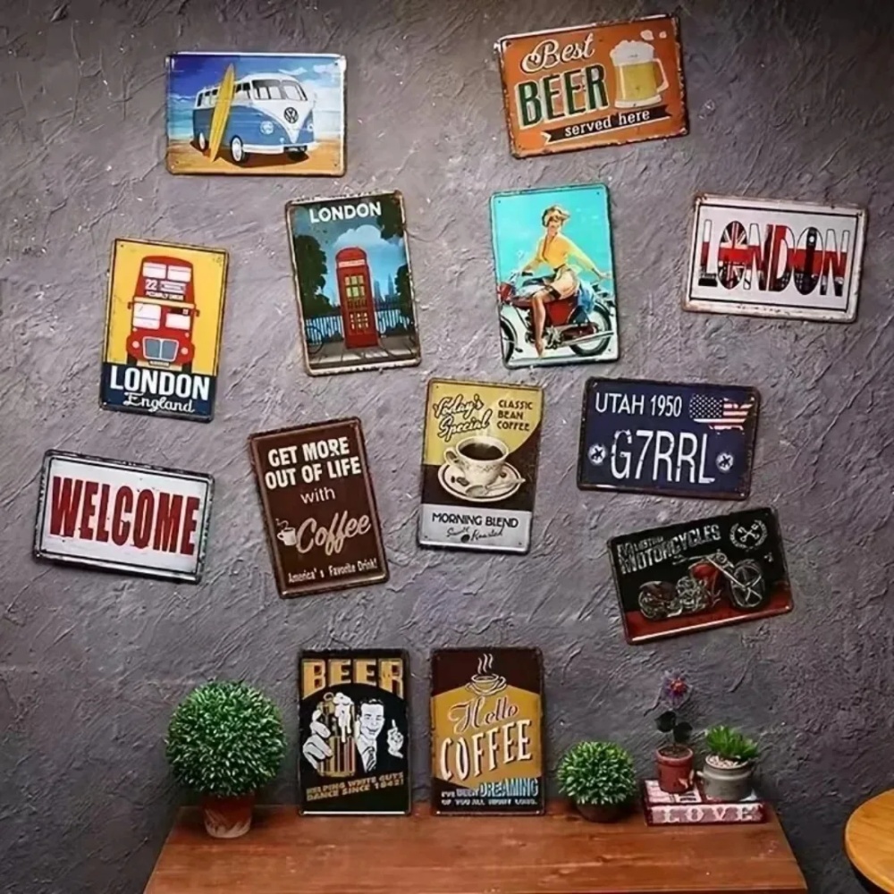 CIFBUY Vintage Funny Cat Alumi - Home Bar Set recension och pris