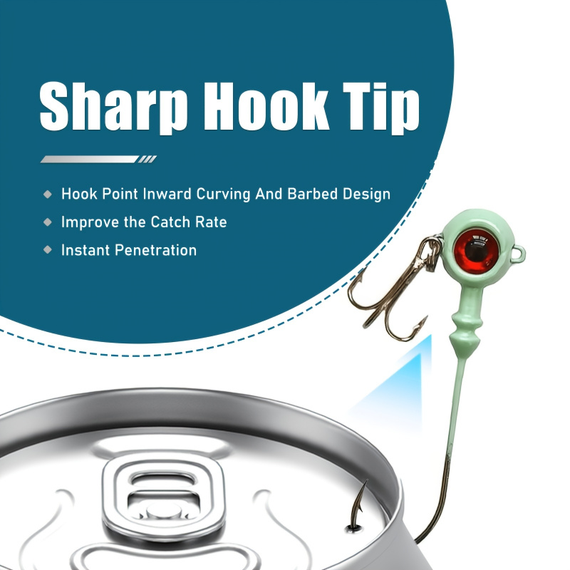 5pcs   Double-Hook Jig Heads,  - Jigger Double Sided recension och pris