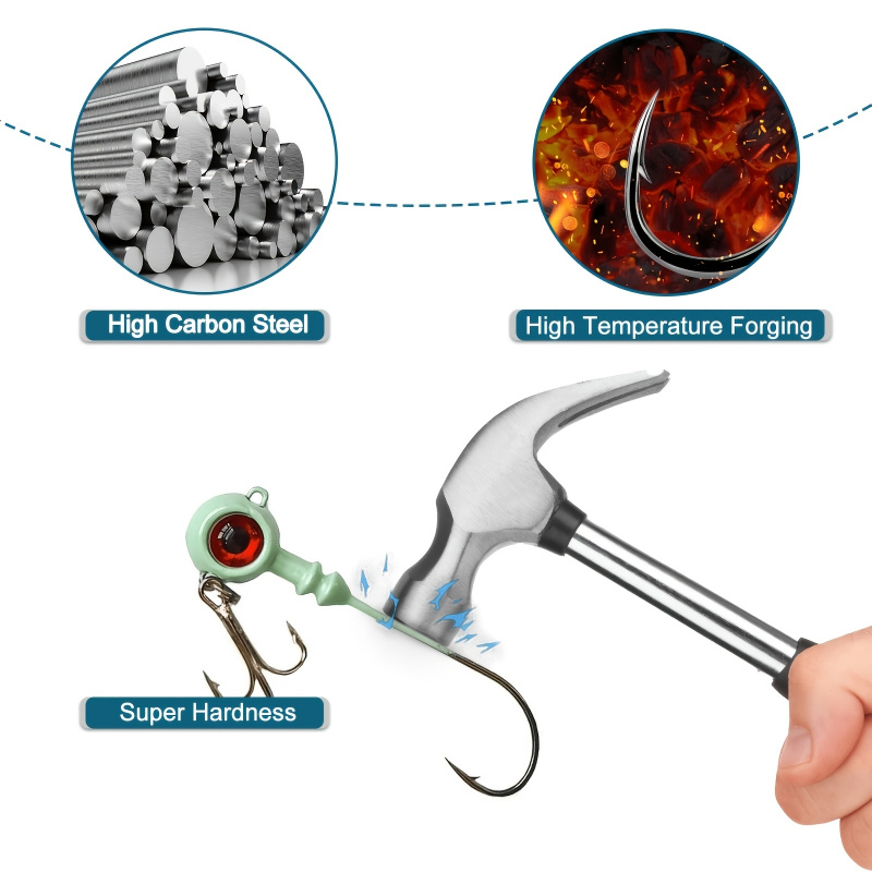 5pcs   Double-Hook Jig Heads,  - Jigger Double Sided recension och pris