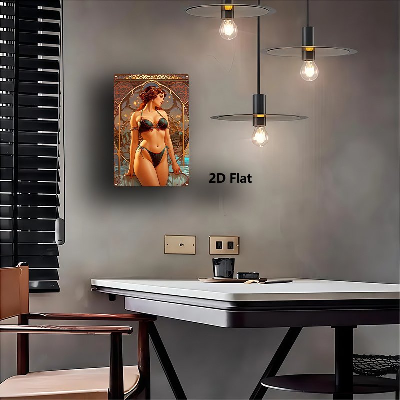 2D Flat Metal Sign, Retro Art  - Home Bar And Kitchen recension och pris