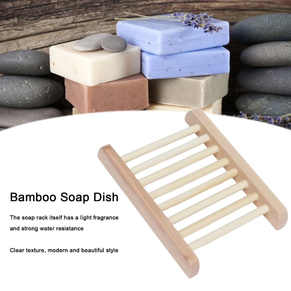 5 PCS Natural Wood Soap Dish S - Home Bar Supplies recension och pris