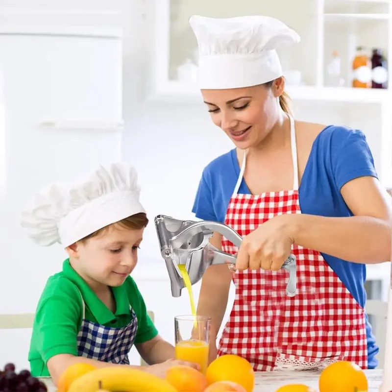 Manual Juice Squeezer Aluminum - Citrus Juicer Bar recension och pris