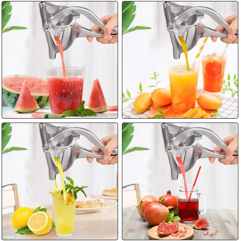 Manual Juice Squeezer Aluminum - Citrus Juicer Bar recension och pris