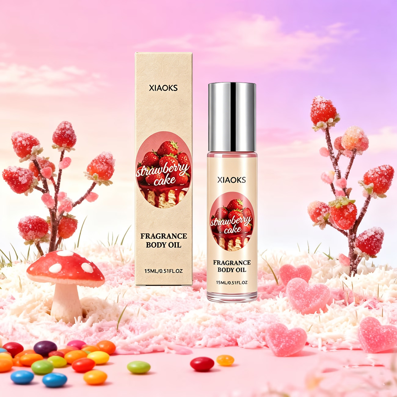 1 Bottle of Strawberry Cake Sw - Home Bar Accessories recension och pris