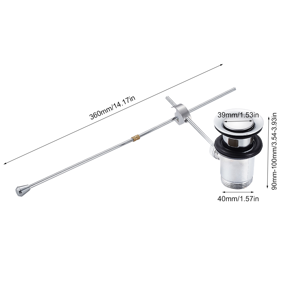 Pop Up Drain Lever Bathroom Si - Home Bar Sink recension och pris