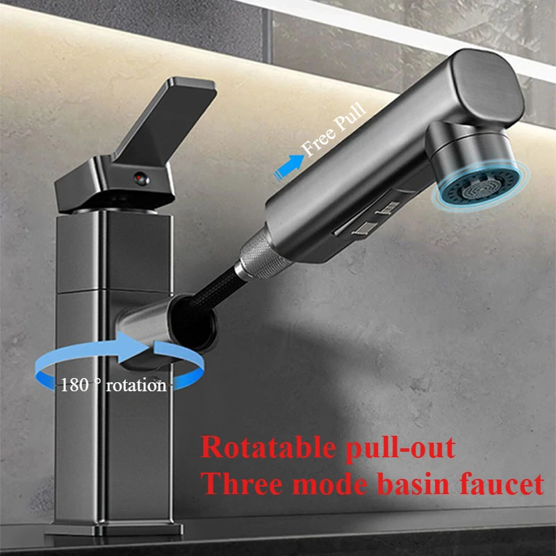 Pull Out Bathroom Faucet Hot a - Home Bar Sink recension och pris
