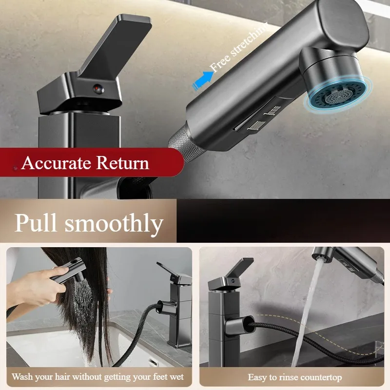 Pull Out Bathroom Faucet Hot a - Home Bar Sink recension och pris