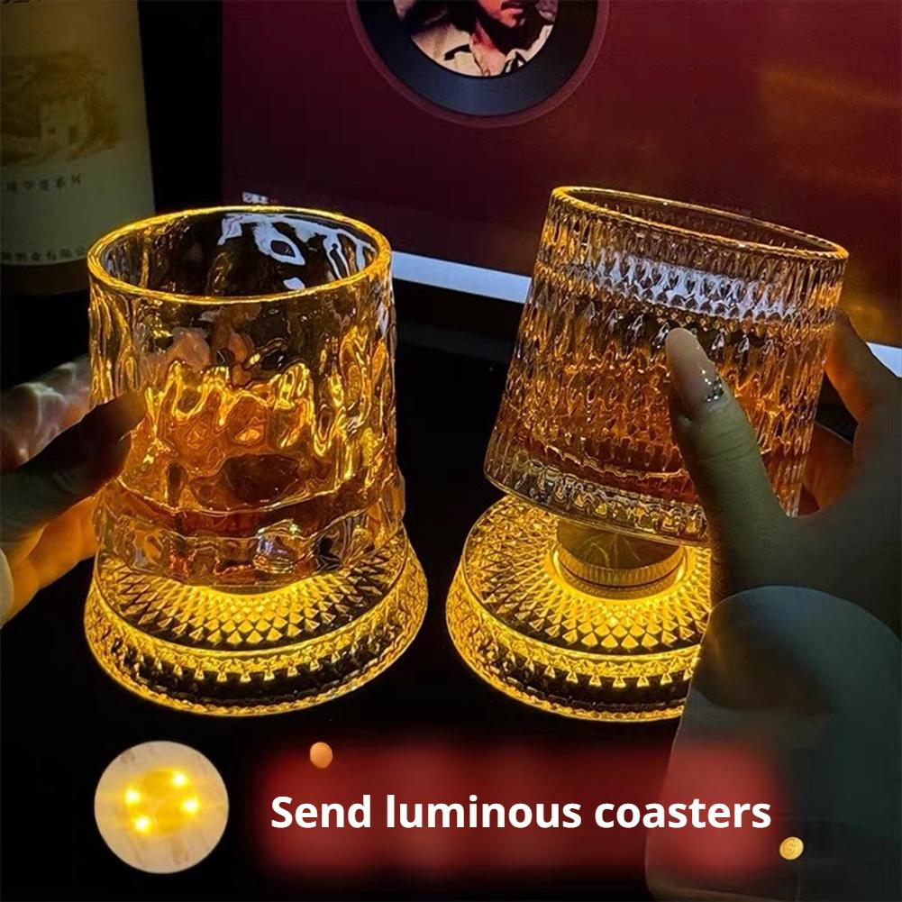 360° Rotating Whiskey Glass wi - Old Fashioned Glass recension och pris