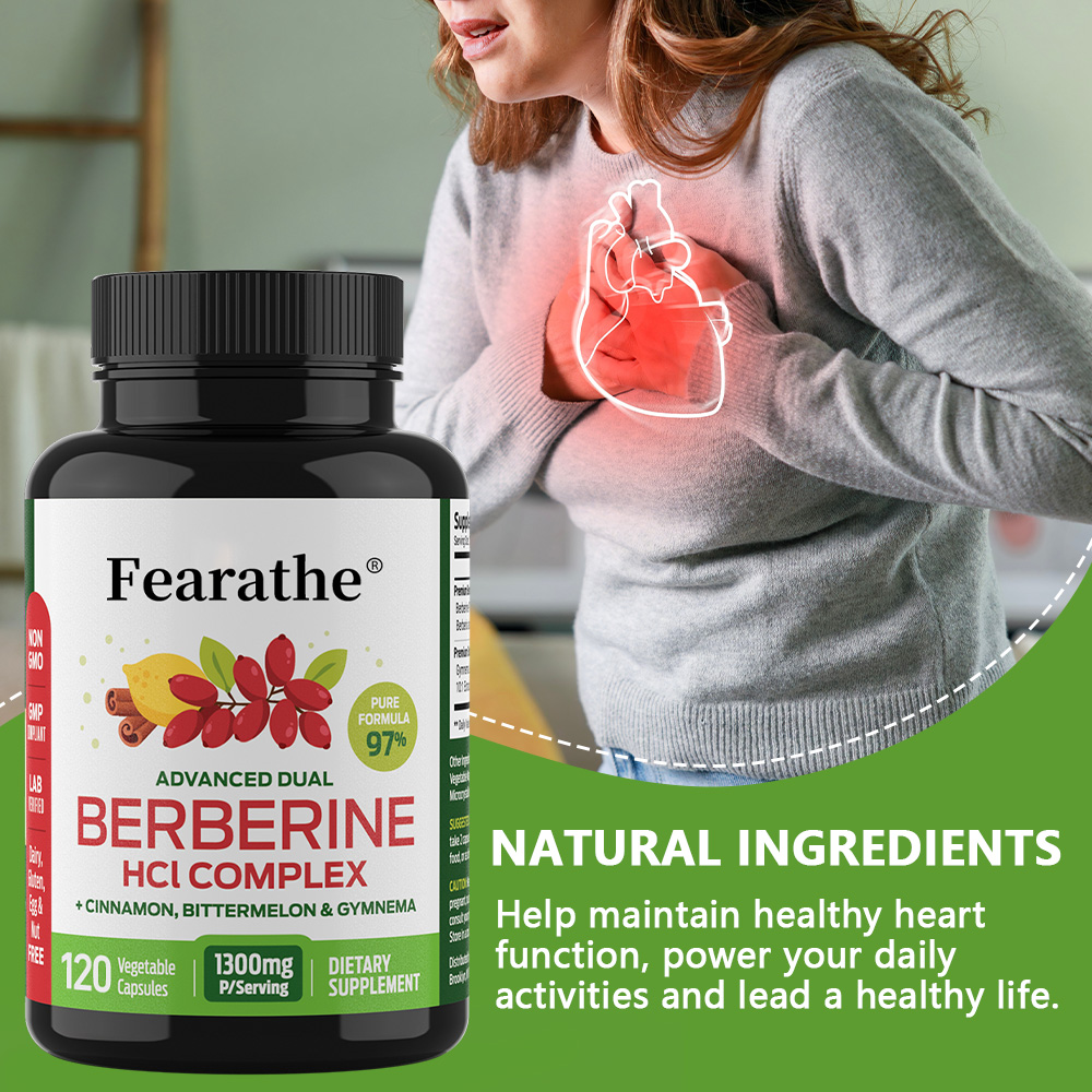 Berberine HCl Capsules with Bi - Bitters Bottle Set recension och pris
