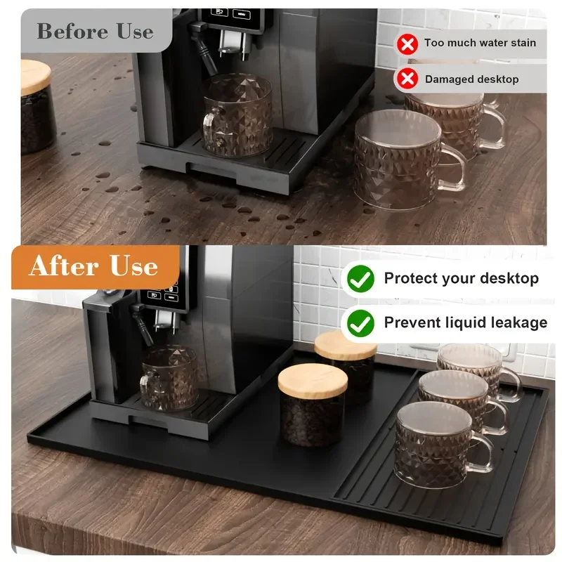 2-in-1 Silicone Coffee Bar Mat - Home Bar And Coffee recension och pris