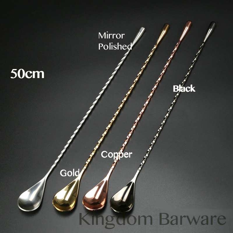 50cm Cocktail Bar Spoon 304 St - Bar Spoon Twisted recension och pris