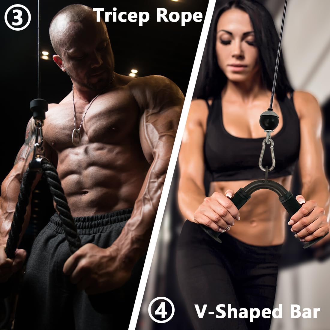Home Gym Cable Attachments Set - Home Bar Set recension och pris