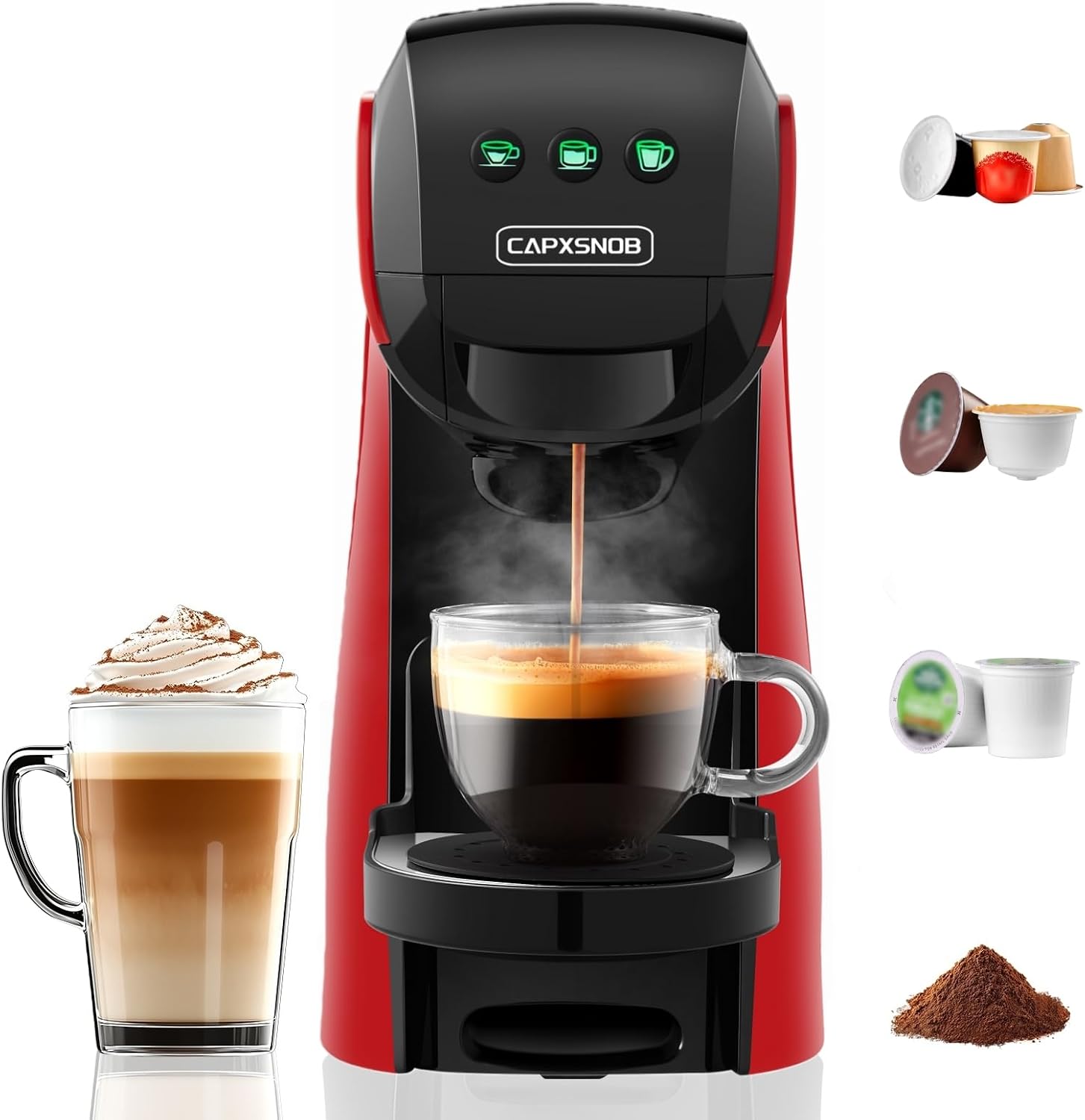 4-in-1 Coffee & Espresso Maker - Home Bar And Coffee recension och pris