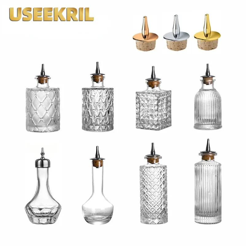 Cocktail Bitters Bottles With  - Bitters Bottle Set recension och pris