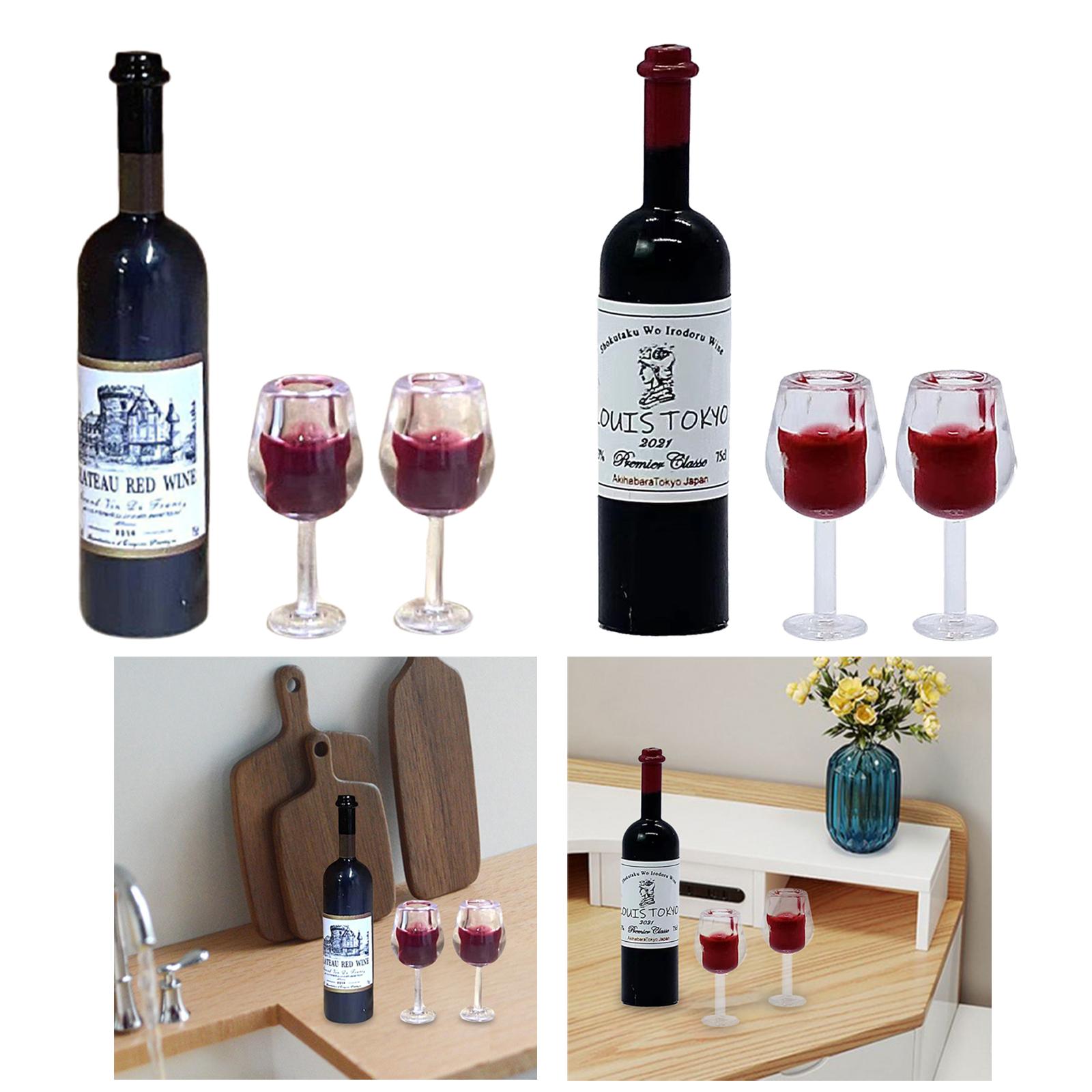1/12 Scale Dollhouse Wine Bott - Home Bar Shelf recension och pris