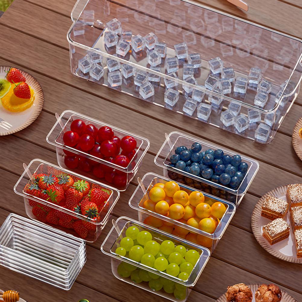 Taco Bar Serving Set for Party - Garnish Tray Set recension och pris