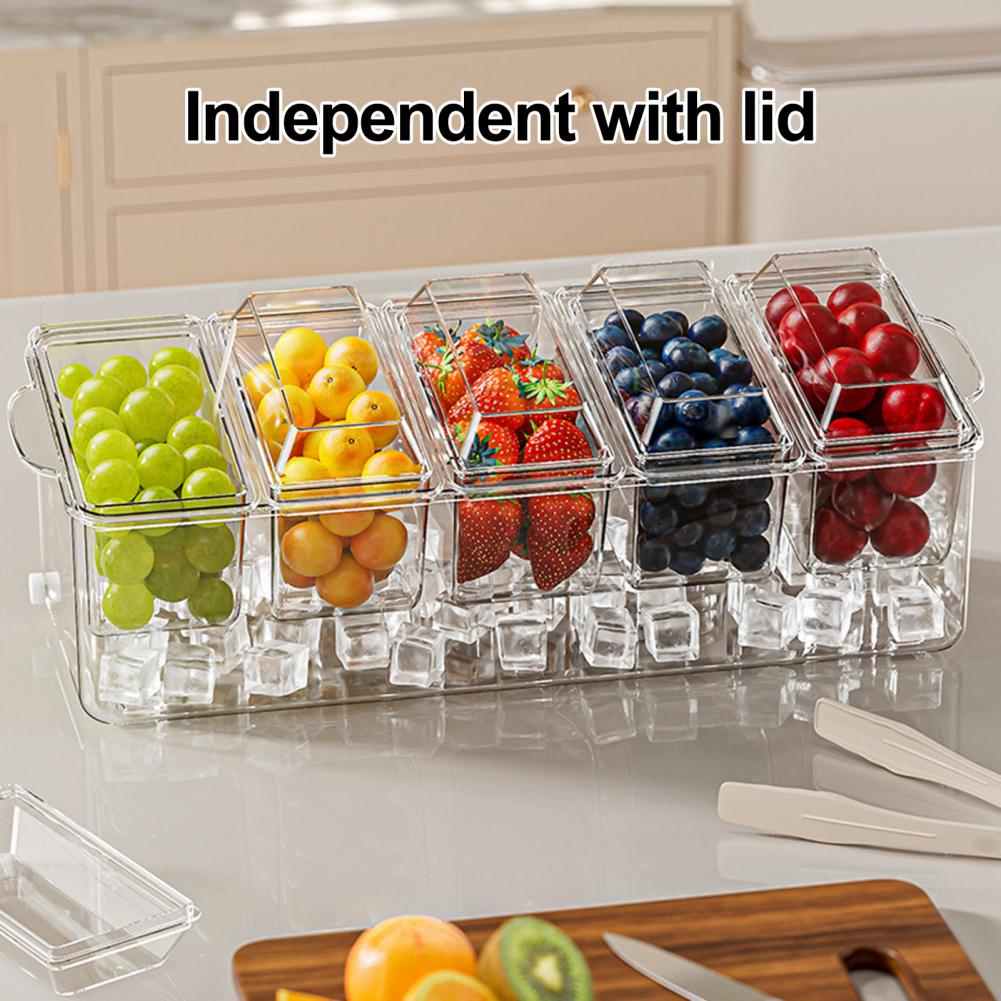 Taco Bar Serving Set for Party - Garnish Tray Set recension och pris