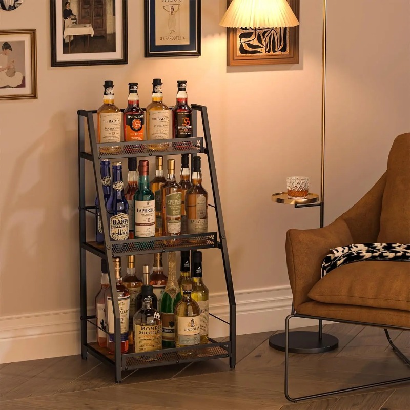3-Tier Ladder Wine Rack Freest - Home Bar Shelf recension och pris