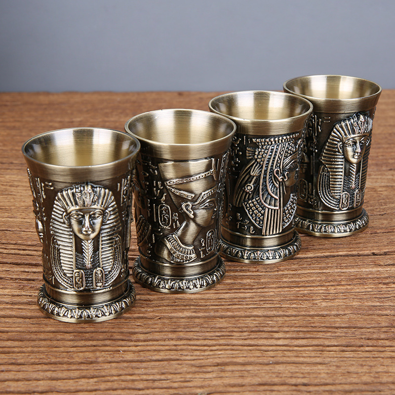 I Piece Bronze Metal Vintage E - Old Fashioned Glass recension och pris