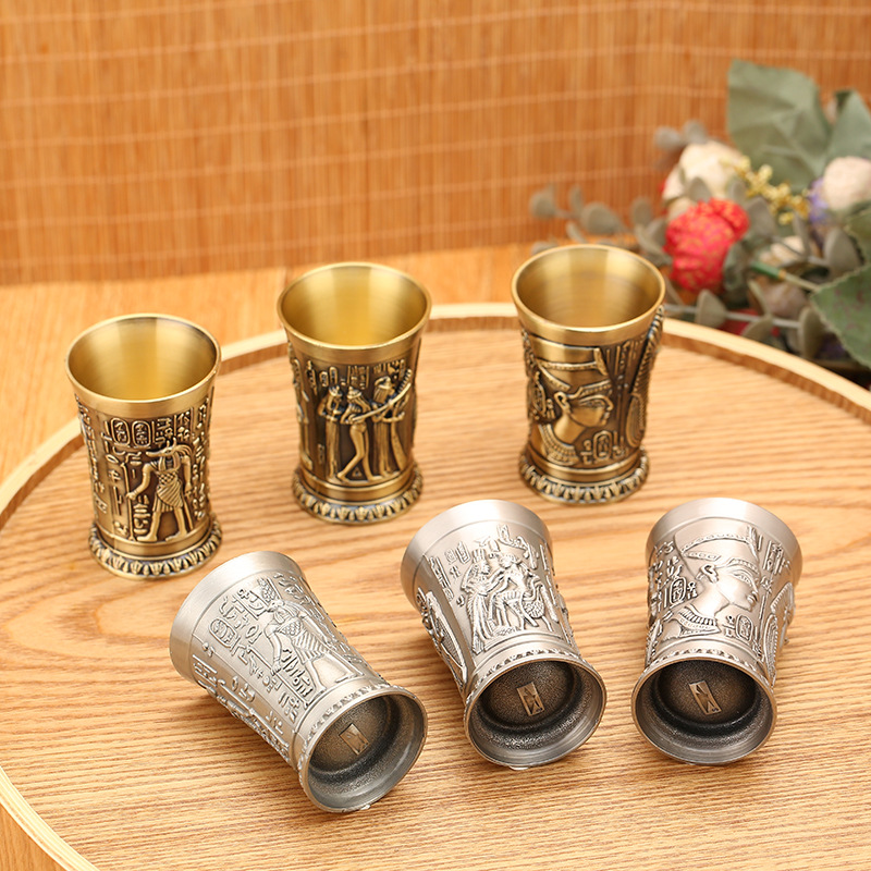 I Piece Bronze Metal Vintage E - Old Fashioned Glass recension och pris