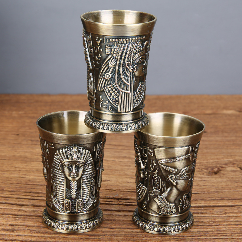 I Piece Bronze Metal Vintage E - Old Fashioned Glass recension och pris
