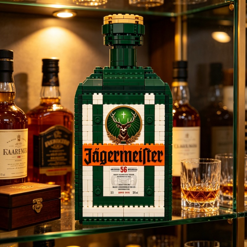 DIY Jagermeister Liqueur Bottl - Home Bar Set recension och pris
