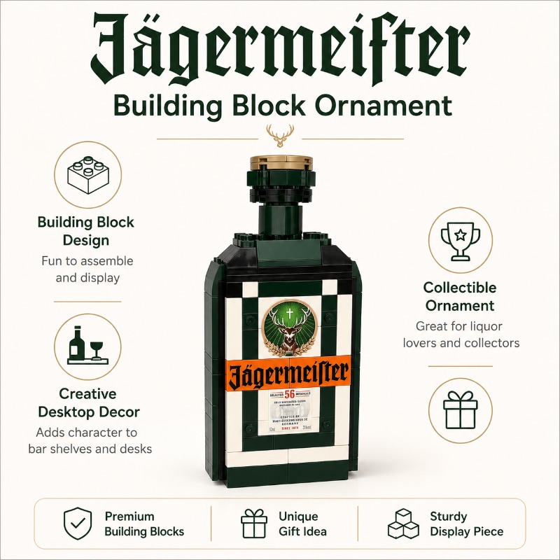 DIY Jagermeister Liqueur Bottl - Home Bar Set recension och pris