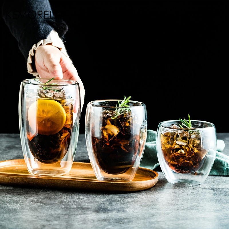 1PCS Heat-Resistant Double Wal - Highball Glass Set recension och pris