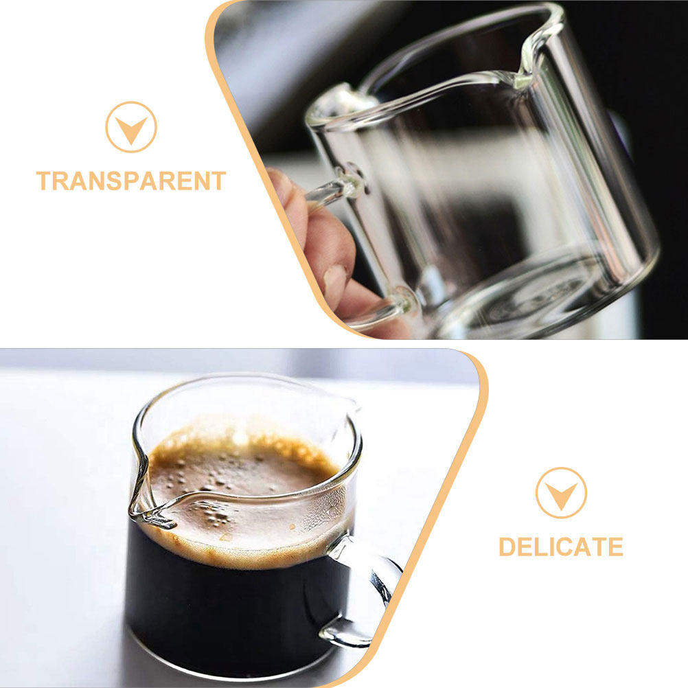 2Pcs Espresso Cups Set Clear B - Home Bar Set recension och pris