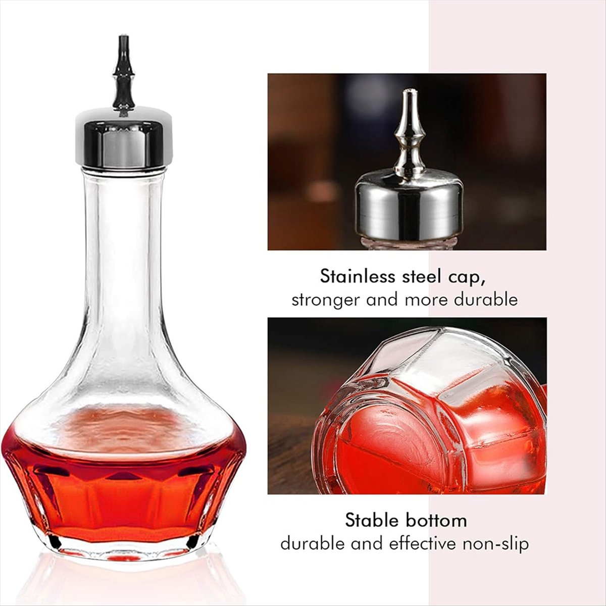 REST 6 PCS Bitters Bottle Set  - Bitters Bottle Set recension och pris
